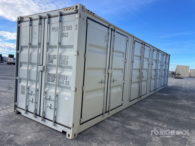 2025 40 ft High Cube Multi-Door Storage Container