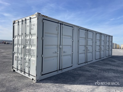 2025 40 ft High Cube Multi-Door Storage Container (Unused)