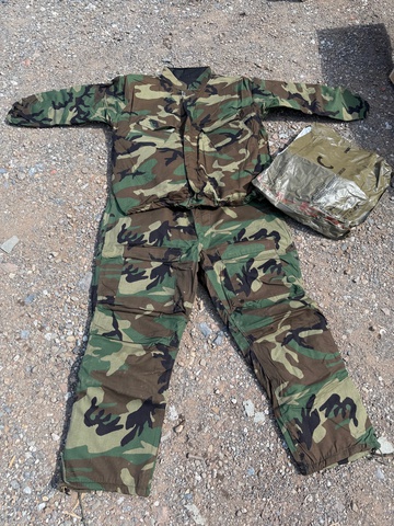 Lot of (300) Suit, Chemical Protective, Camouflage