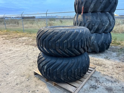 Quantity of (2) BKT 500/60-22.5 500/60R22.5 Floater Tires