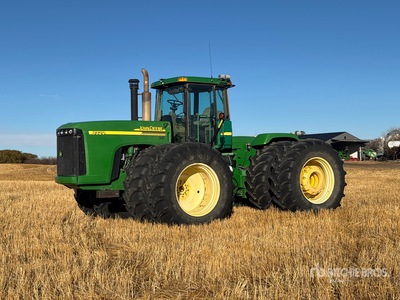2002 John Deeer 9320 Knikgestuurde tractor