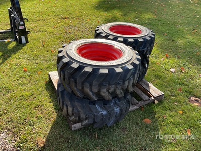 Quantity of (4) 12x16.5 Foam Filled Banden (Unused)