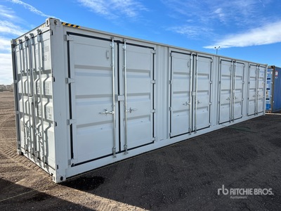 2025 40 ft High Cube Multi-Door Contenedor de almacenamiento