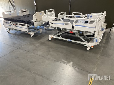 (3) Hill-Rom P7900A Hospital Beds & (1) Hill-Rom P7900B Hospital Bed