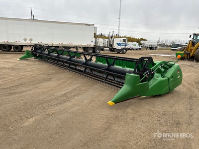 2011 John Deere 635F 35 ft Flex Cabezal de cosechadora trilladora