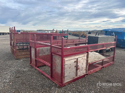 Quantity of (2) 11 ft 8 in Flat Deck Utility Racks