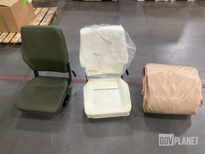 (2) Vehicular Seats & (1) 12420283-015 Fitted Vehicular Body Cover