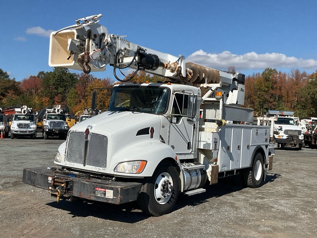2015 Altec DM47BTR on 2016 Kenworth T370 4x2 Digger Derrick Truck