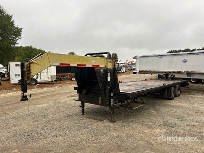 2010 Gatormade G/N 22K 15702 lb 30 ft T/A Gooseneck Remolque Portamaquinaria