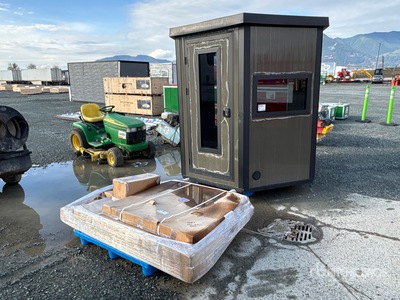 EG EarthyGrounds 6 ft x 6 ft Elevated Steel Cabin (Unused)