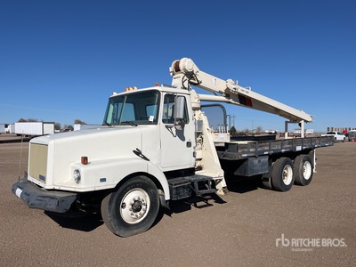 National 6T56 20000 lb Straight Boom on 1990 WHITEGMC 6x4 Boom Truck