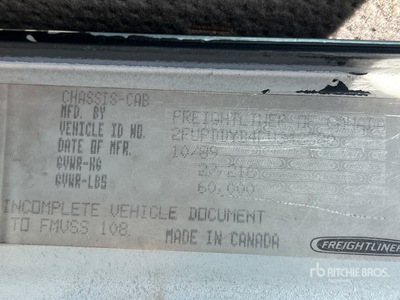 1990 Freightliner Vacuüm Graafmachine