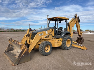 2004 John Deere 710G 4x4 لودر خلفي
