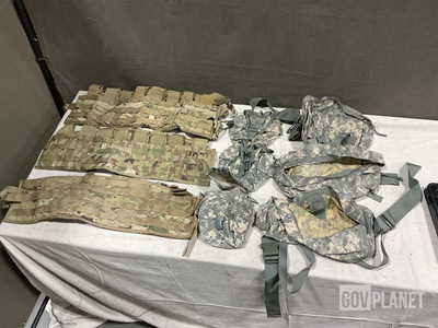 (16) Tactical Assault Panels, (400) Canteen Pouches & Assorted Items