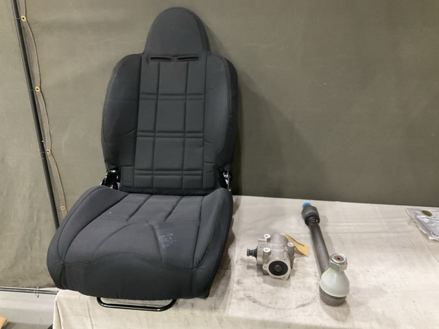 (2) Steering Gears, (1) Tie Rod, (1) Vehicular Seat & Assorted Items