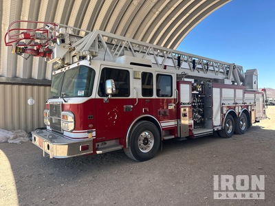 2008 Spartan Gladiator/Smeal Aerial Ladder Fire Truck