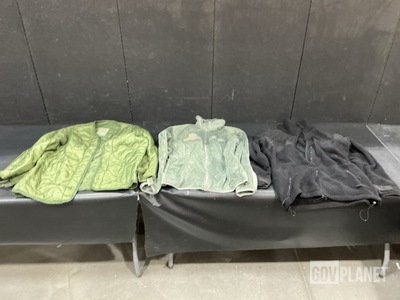 (7) Cold Weather Shirts, (54) Cold Weather Jackets & Assorted Items
