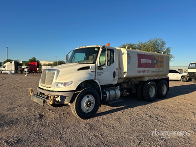 2019 International HV607 4000 gal 6x4 Water Truck