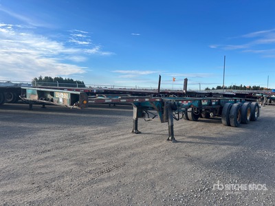 2000 Max Atlas Tri/A Extendable 40 ft - 53 ft Remolque Portacontenedores