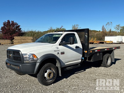 2012 Dodge Ram 5500 4x4 Flatbed Truck