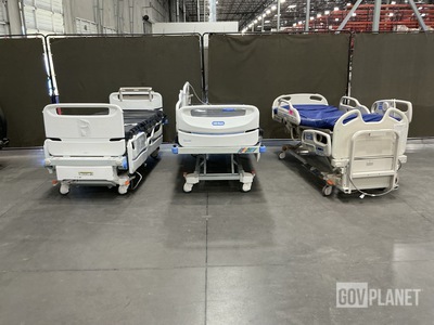 (3) Assorted Hill-Rom Hospital Beds