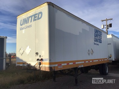 1997 Fruehauf BBF9W126 28 ft x 102 in S/A Van Trailer