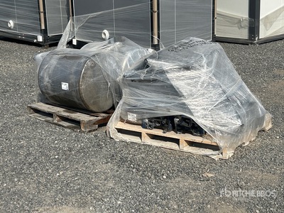 Quantity of (2) Aluminum Hydraulic Hydraulic Tanks Tanque