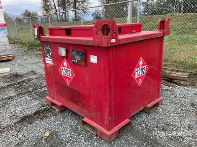 2015 AGB 1000 L Skid Mounted Steel Diesel Tank
