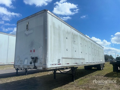 2000 Wabash DVCVHPC 53 ft x 102 in T/A Remolque de furgoneta