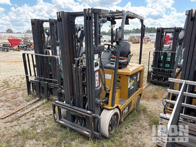 2018 Cat EC25N2 3050 lb Electric Forklift