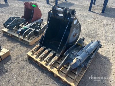 24 in Digging w/Thumb Benna per escavatore - Fits Takeuchi TB290