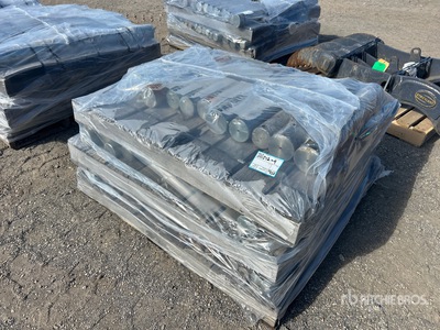 Quantity of (3) Pallets of Assorted Pins Attacco per escavatore