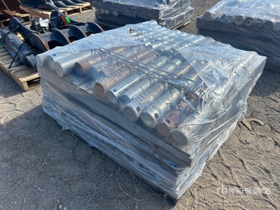 Quantity of (3) Pallets of Assorted Pins Attacco per escavatore
