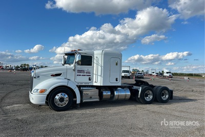 2014 Peterbilt 384 6x4 Cabeza Tractora Cabina Dormitorio