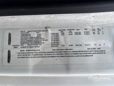 2024 Freightliner Cascadia 126 6x4 T/A Sleeper Truck Tractor