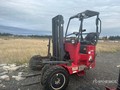 2014 Moffet M55.4 5500 lb 3x3 Truck Mounted Forklift