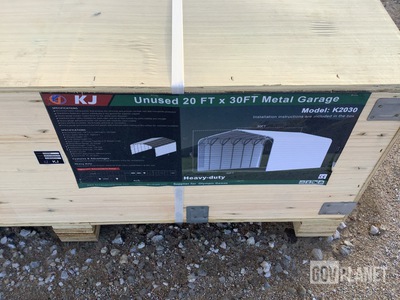 KJ K2030 Metal Garage - Unused