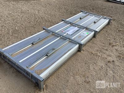(100) Piece Lot of 10' Long Corrugated Steel Panels