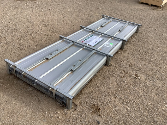 (100) Piece Lot of 10' Long Corrugated Steel Panels