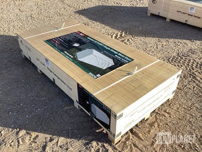 KJ K1220 Single Garage Metal Shed - Unused