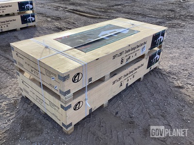 KJ K3325 Double Garage Steel Barn Shed - Unused