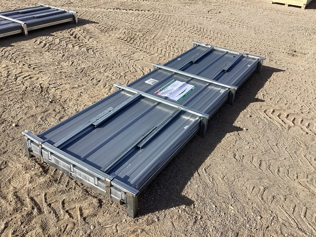 (100) Piece Lot of 10' Long Corrugated Steel Panels