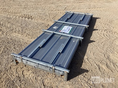 (100) Piece Lot of 10' Long Corrugated Steel Panels