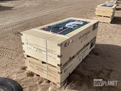 KJ K4525 Double Garage Steel Barn Shed - Unused