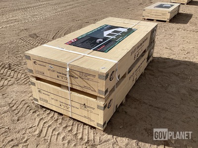 KJ K3325 Double Garage Steel Barn Shed - Unused