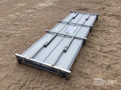 (100) Piece Lot of 10' Long Corrugated Steel Panels
