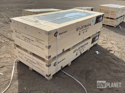 KJ K4525 Double Garage Steel Barn Shed - Unused