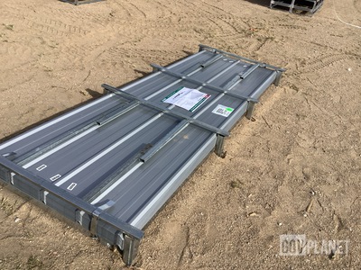 (100) Piece Lot of 10' Long Corrugated Steel Panels