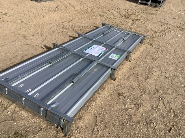(100) Piece Lot of 10' Long Corrugated Steel Panels