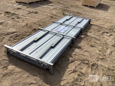 (100) Piece Lot of 10' Long Corrugated Steel Panels